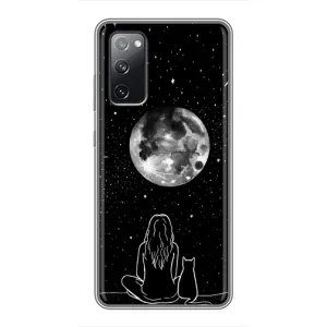 Чохол з малюнком кіт на Samsung Galaxy S20 FE (Дівчина з котом)