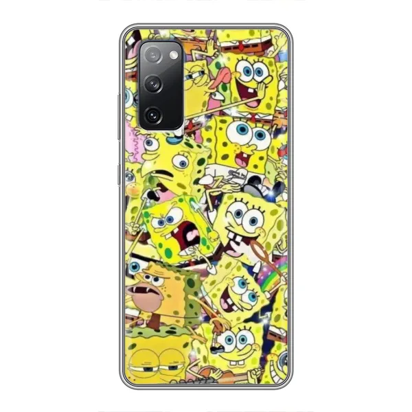 Чехол с принтом «Эмоции Спанч Боба» для Samsung Galaxy S20 FE