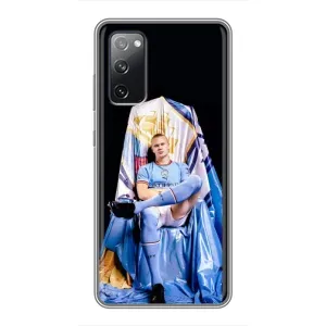 Чехлы с футболистом Ерлинг Холанд для Samsung Galaxy S20 FE (AlphaPrint) (футболист Холанн)