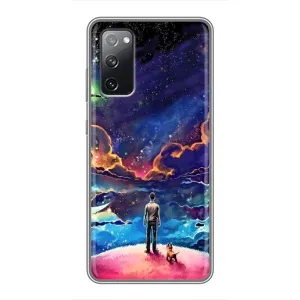Космические Чехлы для Самсунг С20 ФЕ (VPrint) (Галактический вид)