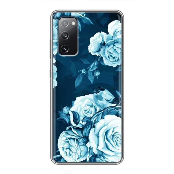 Чехол с принтом «Голубые Бутоны» для Samsung Galaxy S20 FE