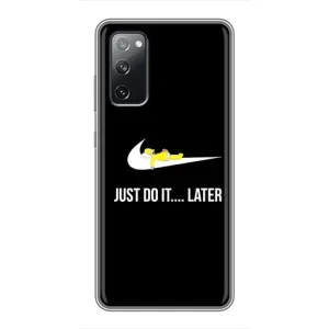 Чехол с Симпсонами для Samsung Galaxy S20 FE (VPrint) (Гомер Later)