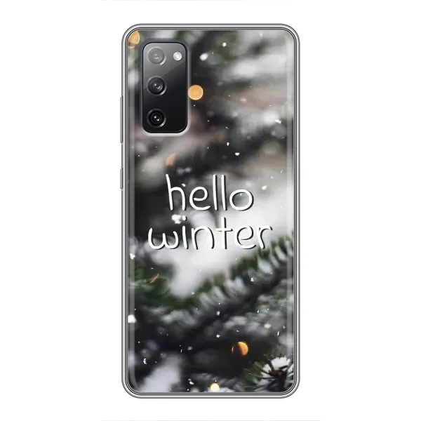Чехол с принтом «Hello winter» для Samsung Galaxy S20 FE Чехол с принтом «Hello winter» для Samsung Galaxy S20 FE