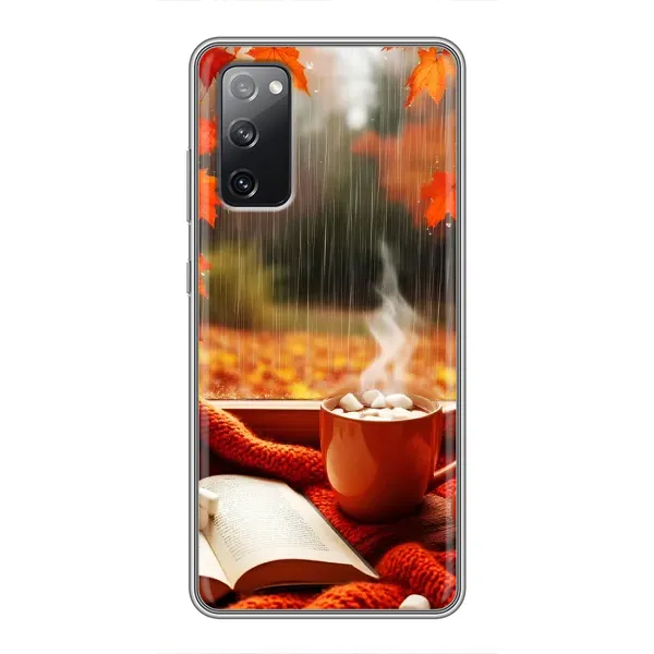 Чохол з принтом «Кава і дощ» для Samsung Galaxy S20 FE