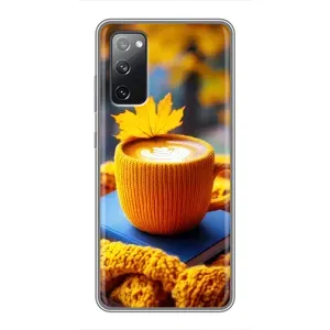 Чохол з принтом «Кава на жовтому пледі» для Samsung Galaxy S20 FE