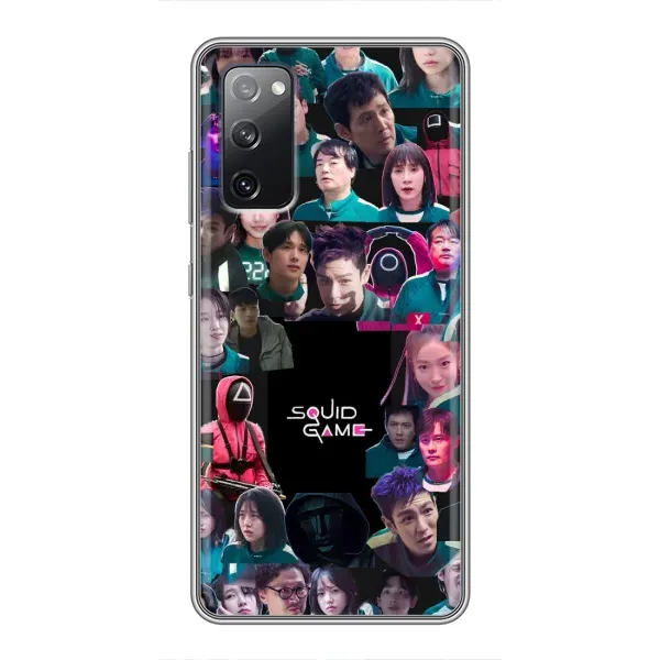 Чохол з принтом «Колаж Гра кальмара» для Samsung Galaxy S20 FE