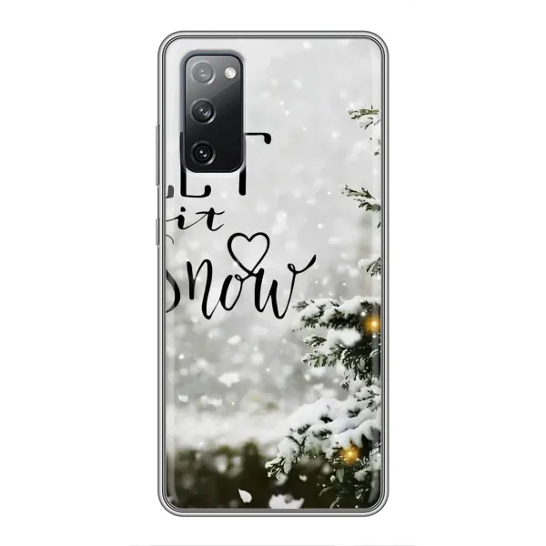 Чехол с принтом «Let it snow» для Samsung Galaxy S20 FE Чехол с принтом «Let it snow» для Samsung Galaxy S20 FE