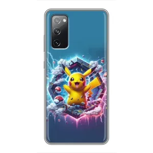 Чохол з Пікачу на Samsung Galaxy S20 FE (Лого Пікачу)