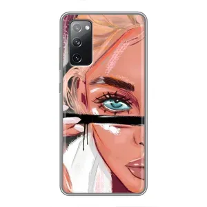 Чехол с печатью для Samsung Galaxy S20 FE - (Мода) (AlphaPrint) (Макияж)