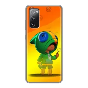 Чехол для Samsung Galaxy S20 FE Бравл Старс (VPrint) (Мальчик Леон)