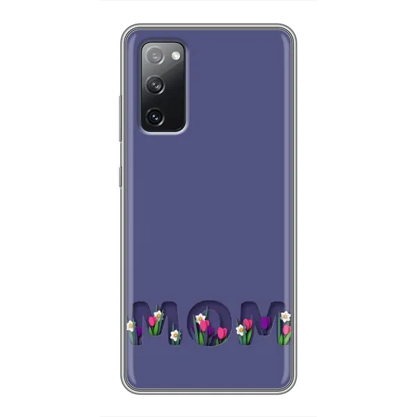 Чехол с принтом «Мама в цветах» для Samsung Galaxy S20 FE