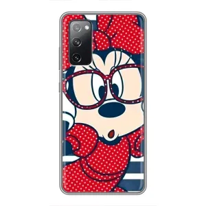 Эксклюзивный чехол для Samsung Galaxy S20 FE (AlphaPrint - Мультяшные) (Маус в очках)