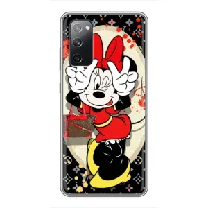Чехол Disney Mouse Samsung Galaxy S20 FE (PREMIUMPrint) (Минни peace)