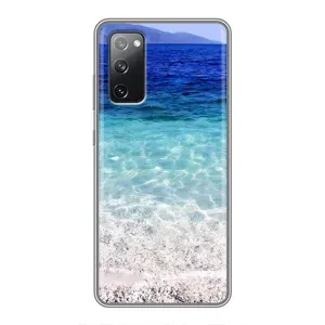 Силиконовый чехол с КАРТИНКАМИ лето для Samsung Galaxy S20 FE (AlphaPrint) (Море)