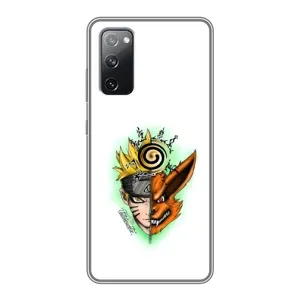 Naruto Anime Чехлы для Самсунг С20 ФЕ (AlphaPrint) (Наруто Курама)