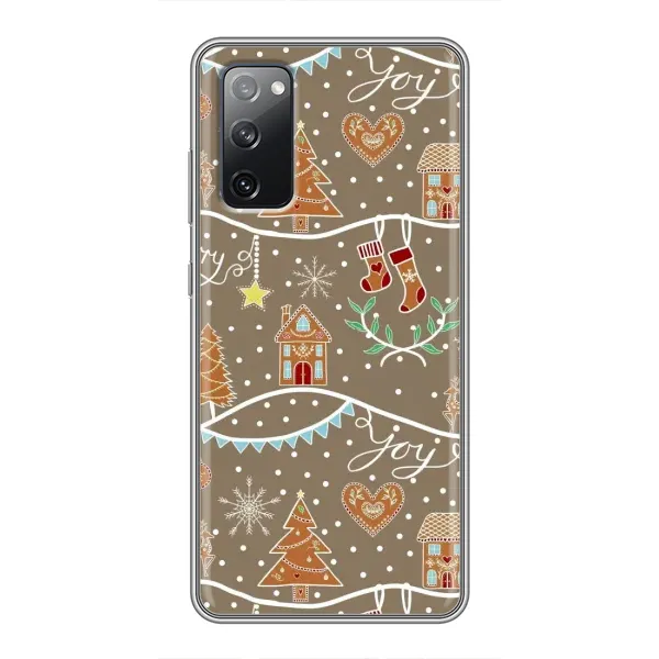 Чехол с принтом «Новогодние пряники» для Samsung Galaxy S20 FE Чехол с принтом «Новогодние пряники» для Samsung Galaxy S20 FE