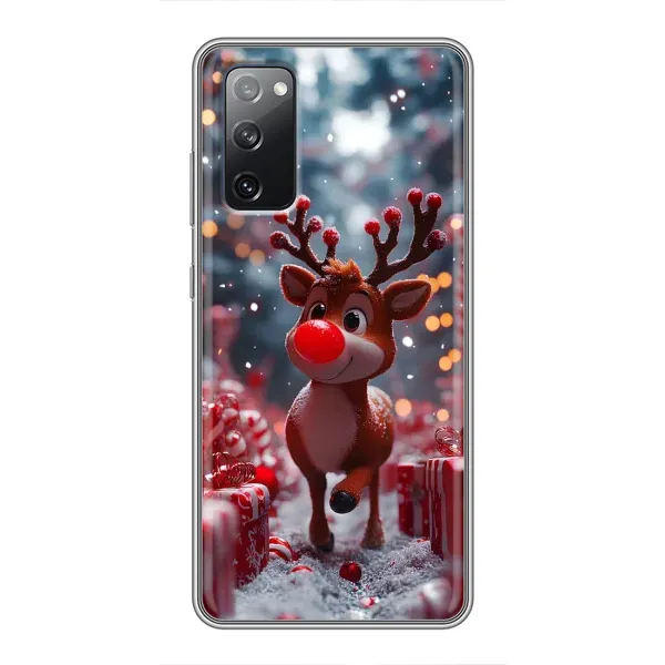 Чохол з принтом «Олень серед подарунків» для Samsung Galaxy S20 FE