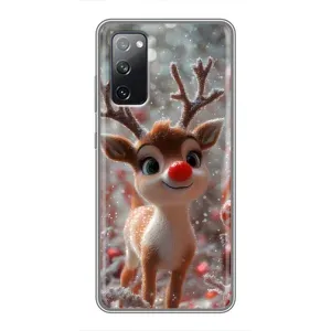 Яскравий чохол для Samsung Galaxy S20 FE з Зимові Оленята