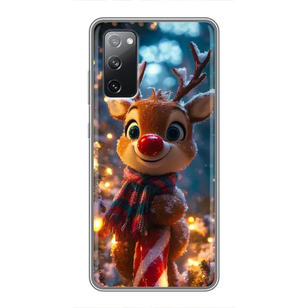 Чохол з принтом «Олень з шарфом» для Samsung Galaxy S20 FE