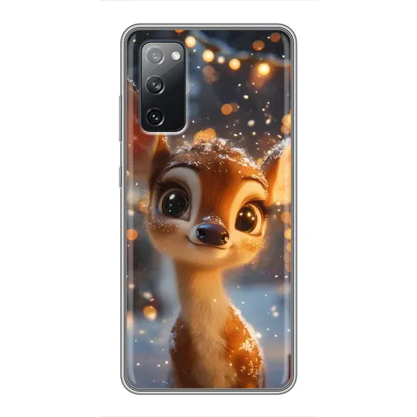 Чохол з принтом «Оленятко серед гірлянд» для Samsung Galaxy S20 FE