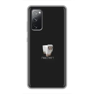 Чехол Майнкрафт на Samsung Galaxy S20 FE (AlphaPrint) Minecraft (Овечка Майнкрафт)