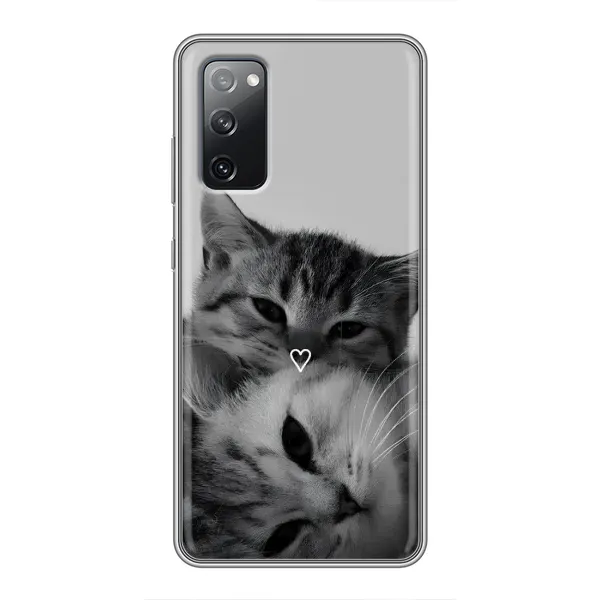Чохол з принтом «Пара котів» для Samsung Galaxy S20 FE