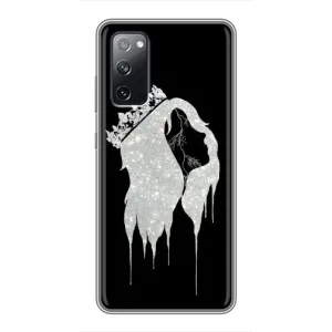 Чехол с Короной Самсунг С20 ФЕ - (AlphaPrint) (Принцесса)