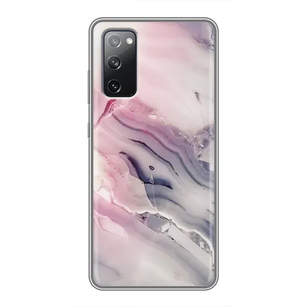 Чехол с принтом «Пурпурный Мрамор» для Samsung Galaxy S20 FE