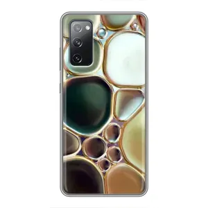 Мраморный чехол на Samsung Galaxy S20 FE (VPrint) (Радужный Мрамор)