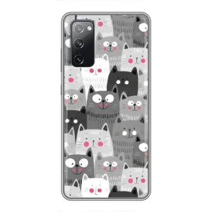 Чехлы с Котиками для Samsung Galaxy S20 FE (VPrint) (Рисованные котики)