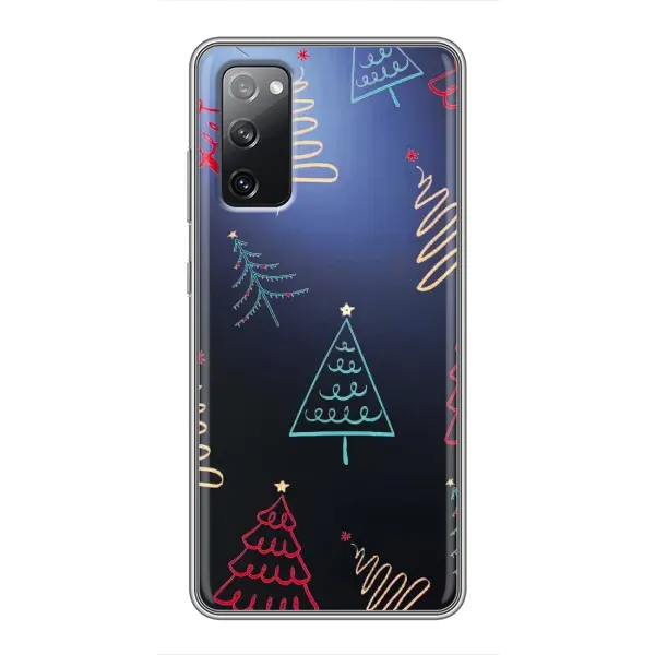 Чехол с принтом «Рождественские елки» для Samsung Galaxy S20 FE