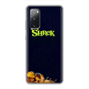 Чехол с мультфильмом Шрек на Samsung Galaxy S20 FE (Отдыхающий Шрек)