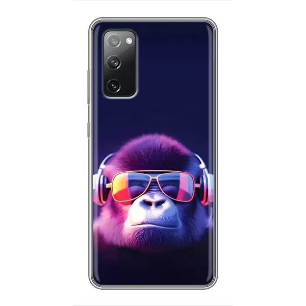 Чехол с принтом «Стильная обезьяна» для Samsung Galaxy S20 FE
