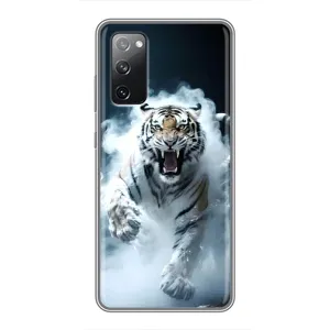 Чехол с принтом «Белый тигр в дыму» для Samsung Galaxy S20 FE