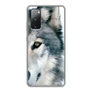 Чехлы с картинками животных Samsung Galaxy S20 FE (Волк)