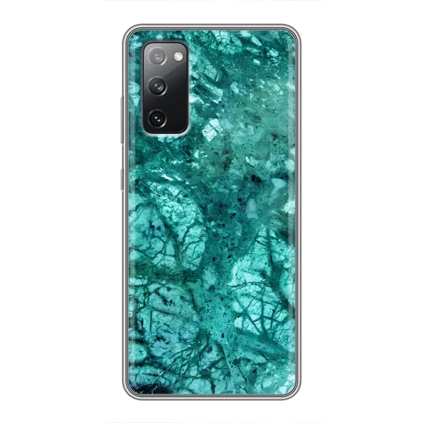 Чехол с принтом «Зеленый мрамор» для Samsung Galaxy S20 FE