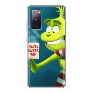 Рождественские Чехлы для Samsung Galaxy S20 FE (VPrint) (Зеленый Гринч)