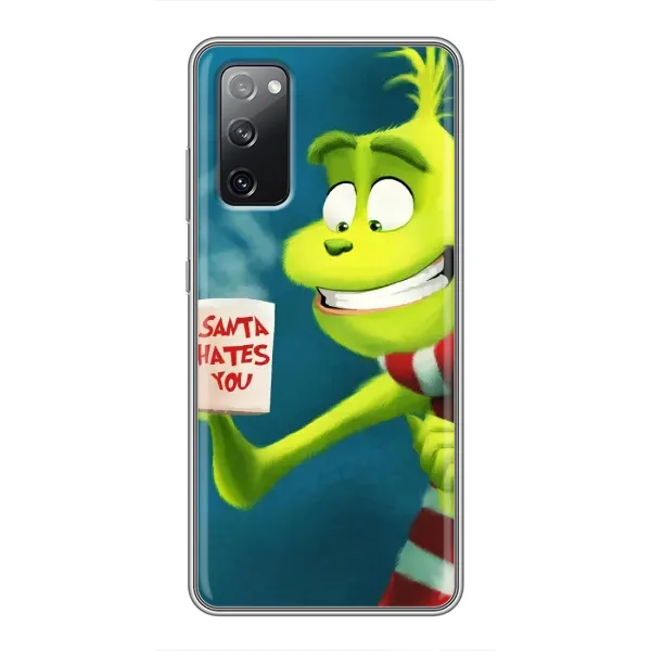 Чехол с принтом «Зеленый Гринч» для Samsung Galaxy S20 FE Чехол с принтом «Зеленый Гринч» для Samsung Galaxy S20 FE