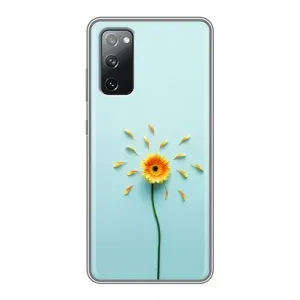Чехлы с Цветами для Samsung Galaxy S20 FE (VPrint) (Желтый цветок)