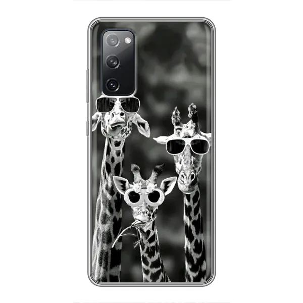 Чохол з принтом «Жирафи в окулярах» для Samsung Galaxy S20 FE