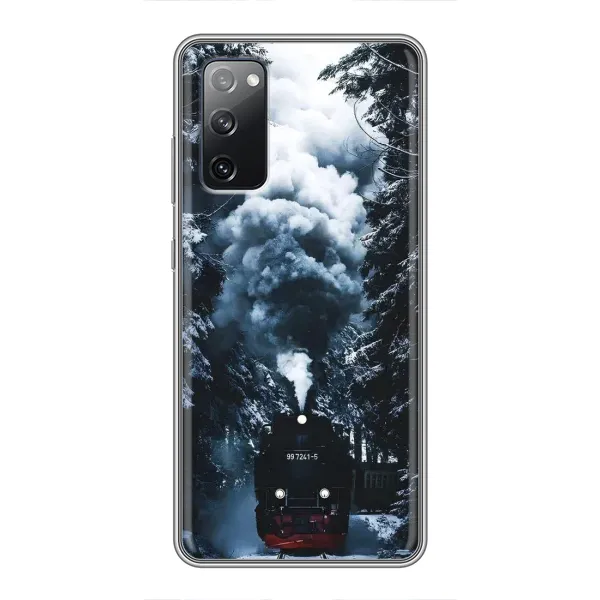 Чехол с принтом «Зимний поезд» для Samsung Galaxy S20 FE Чехол с принтом «Зимний поезд» для Samsung Galaxy S20 FE