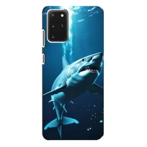 Чехол с картинкой «Хищники» для Samsung Galaxy S20 Plus (Акула под водой)