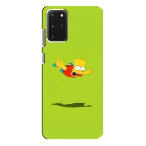 Чехол с Симпсонами для Samsung Galaxy S20 Plus (VPrint) (Барт Симпсон)