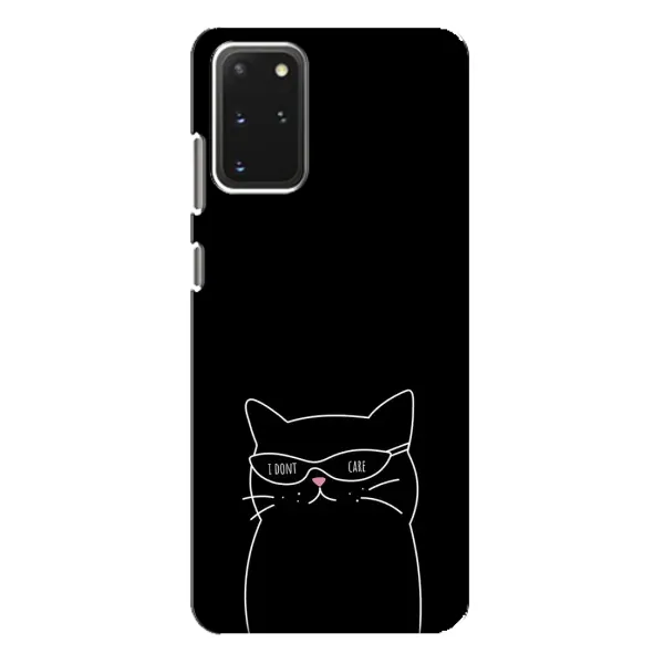 Чохол з принтом «Байдужий кіт» для Samsung Galaxy S20 Plus