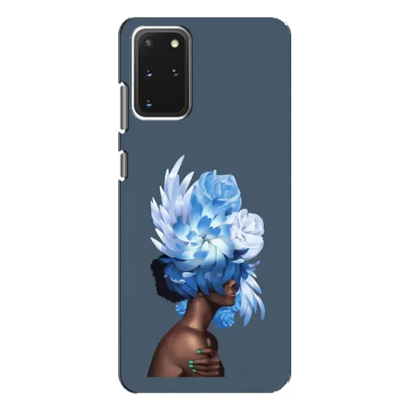 Чохол з принтом «Квіти на голові» для Samsung Galaxy S20 Plus
