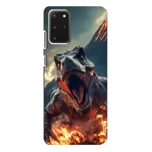 Чехол с картинкой «Хищники» для Samsung Galaxy S20 Plus (Огненный динозавр)
