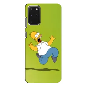 Чехол с Симпсонами для Samsung Galaxy S20 Plus (VPrint) (Гомер Симпсон)