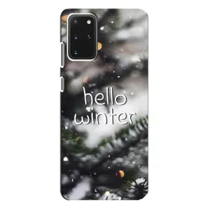 Новогодние, Праздничные Чехлы для Samsung Galaxy S20 Plus - 2024 год (Hello winter)