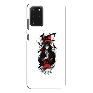 Чехлы на тему: Итачи Учиха для Samsung Galaxy S20 Plus (AlphaPrint) (Итачи с атрибутами)