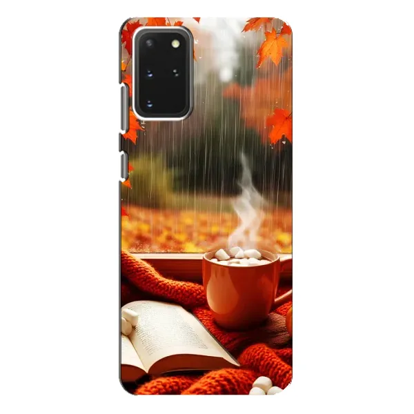 Чехол с принтом «Кофе и дождь» для Samsung Galaxy S20 Plus Чехол с принтом «Кофе и дождь» для Samsung Galaxy S20 Plus